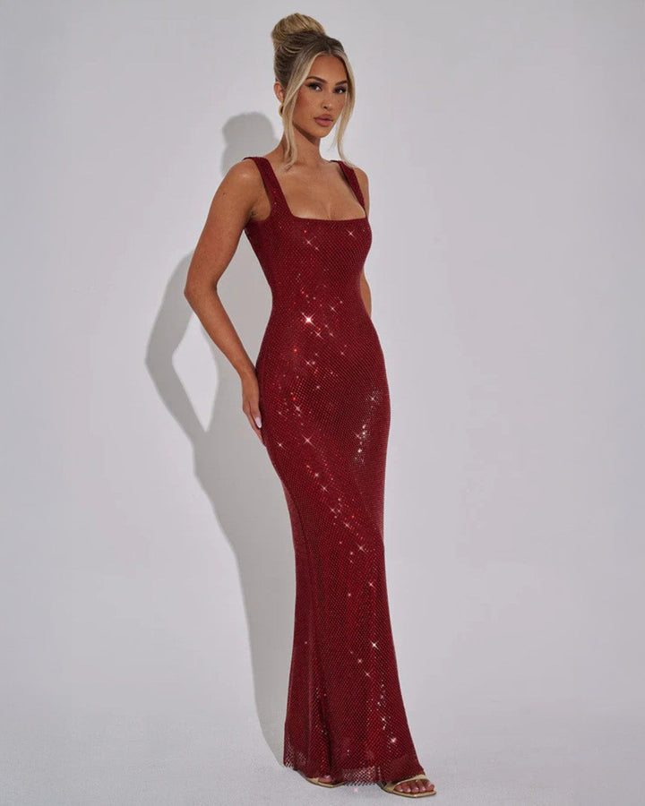 Celeste Embellished Evening Gown