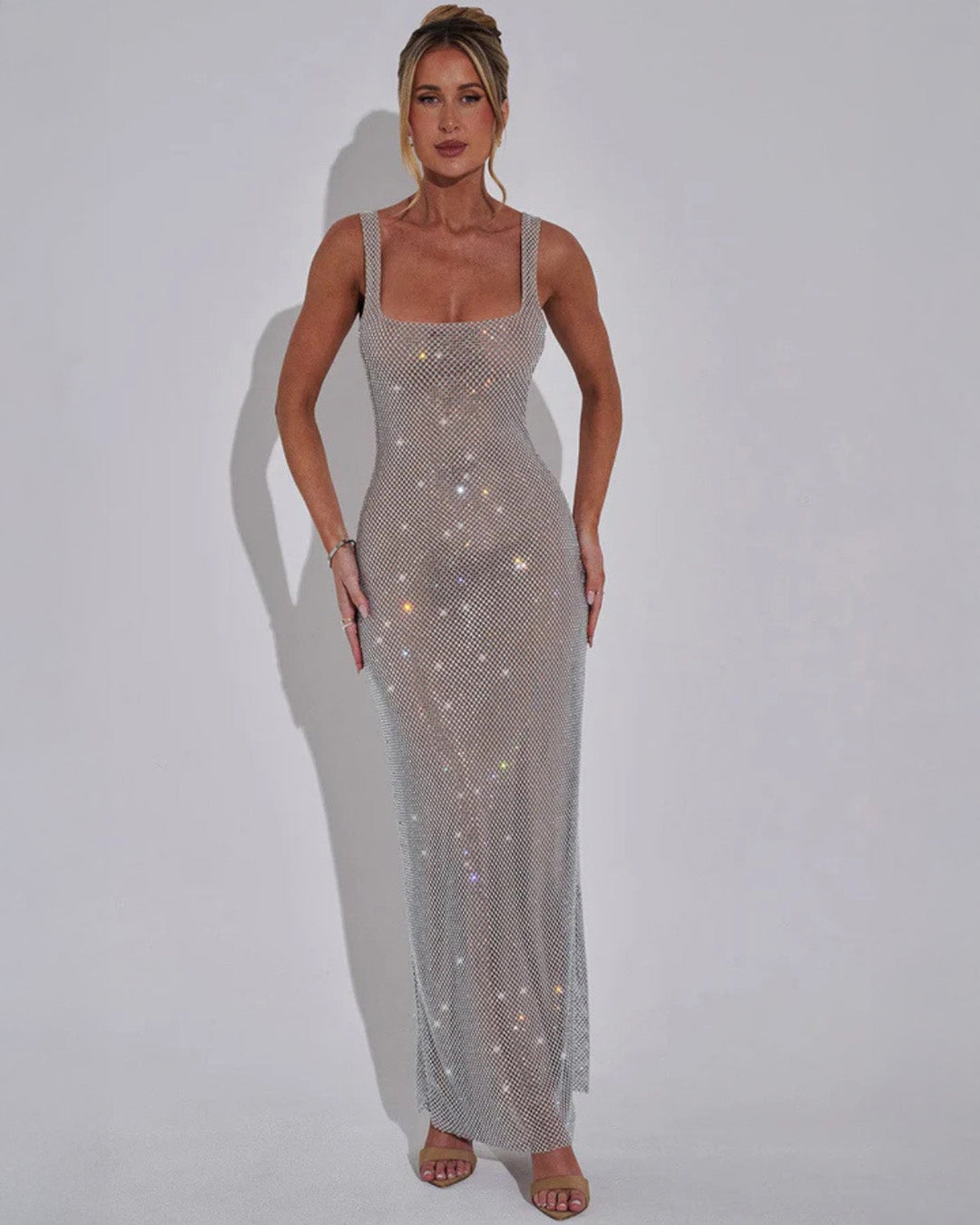 Celeste Embellished Evening Gown