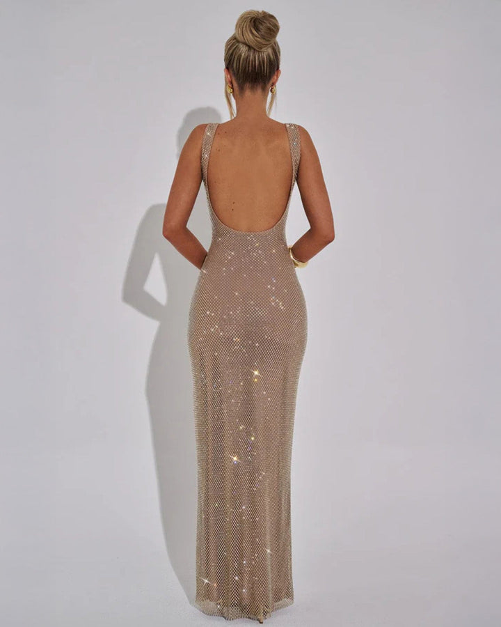 Celeste Embellished Evening Gown