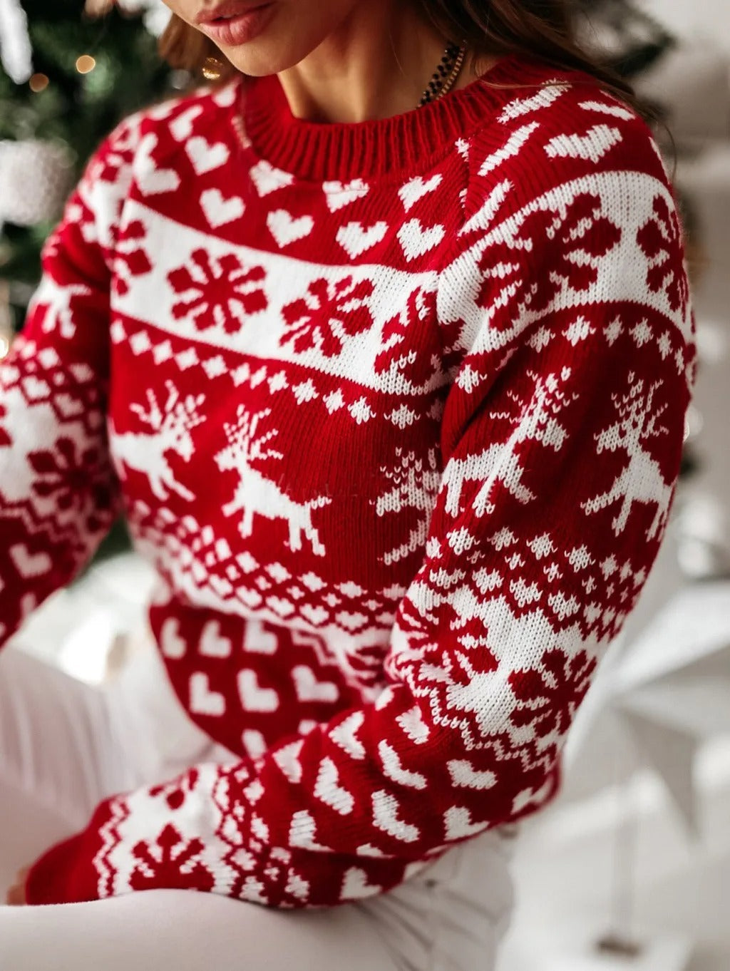 Veyra | Women's Fitted Christmas Jumper