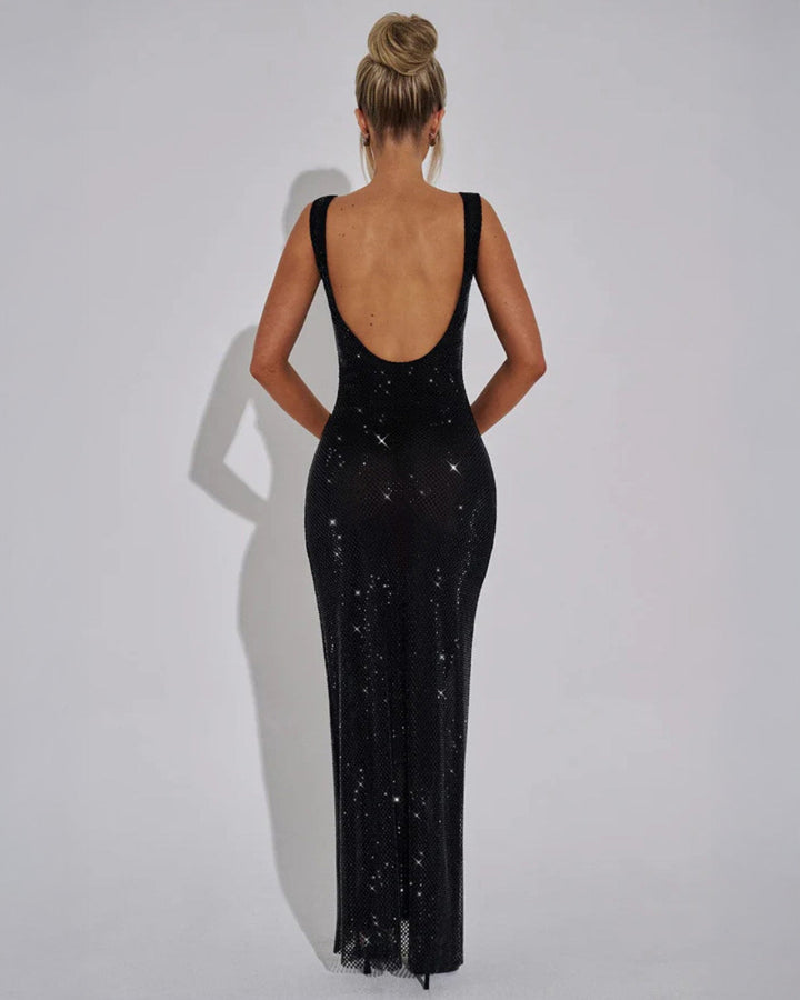 Celeste Embellished Evening Gown