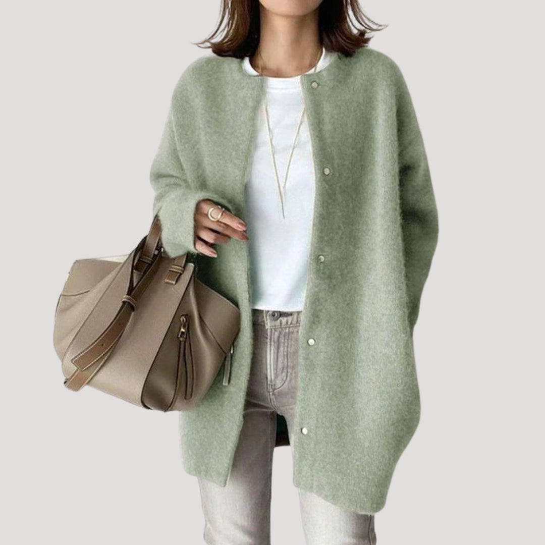 Women’s Wool Cardigan — Long Knitwear