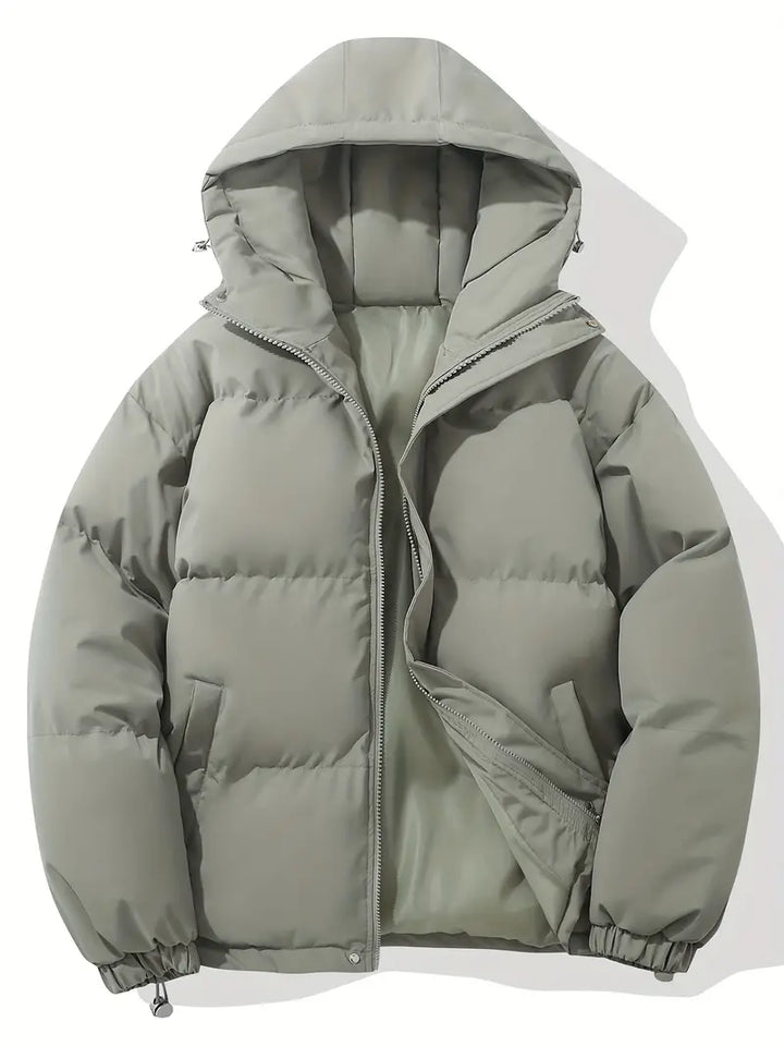 Women's Winter Puffer Jacket - Warm Hooded Outerwear