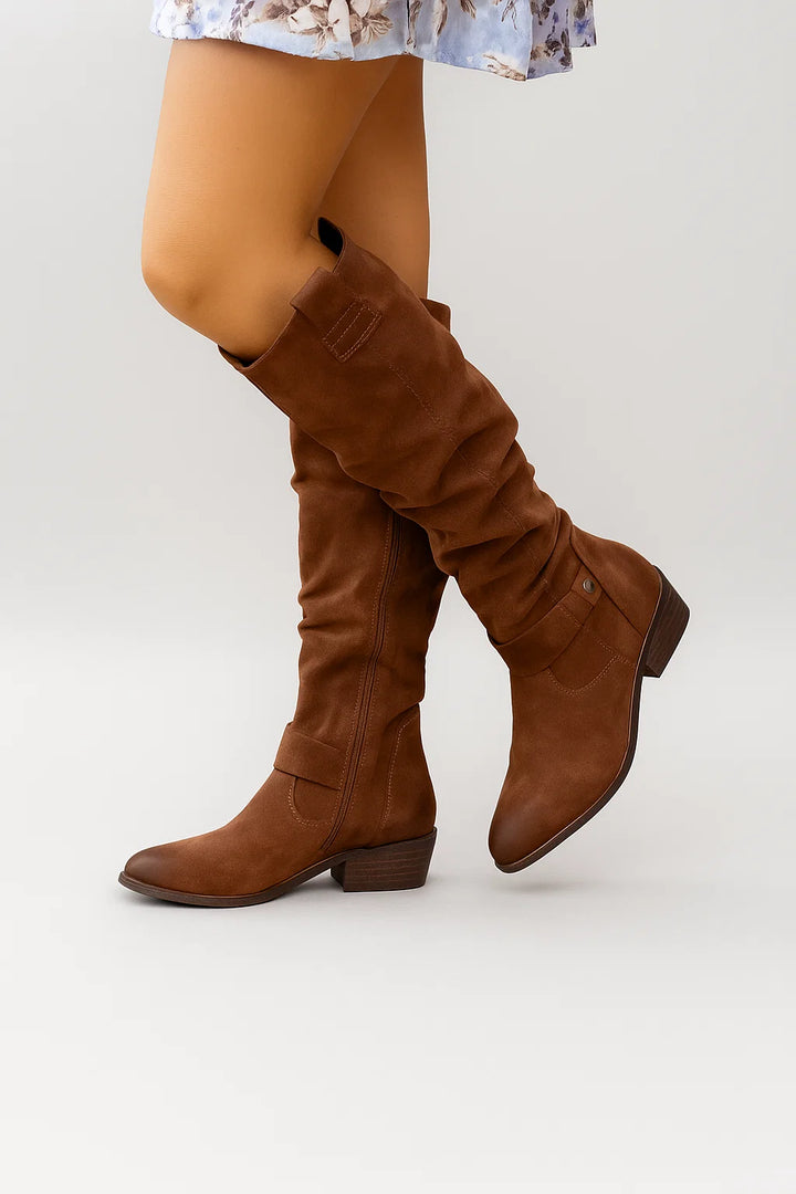 Women's Knee-High Boots | Soft Suede, Casual Elegance