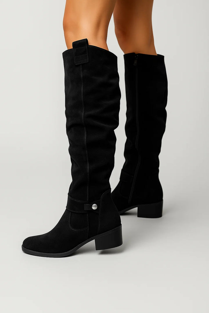 Women's Knee-High Boots | Soft Suede, Casual Elegance