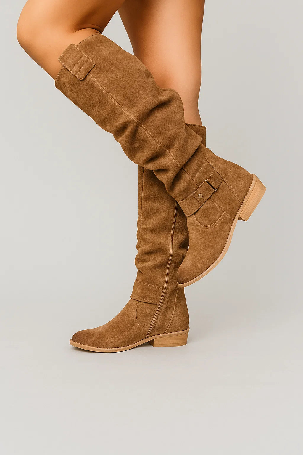 Women's Knee-High Boots | Soft Suede, Casual Elegance