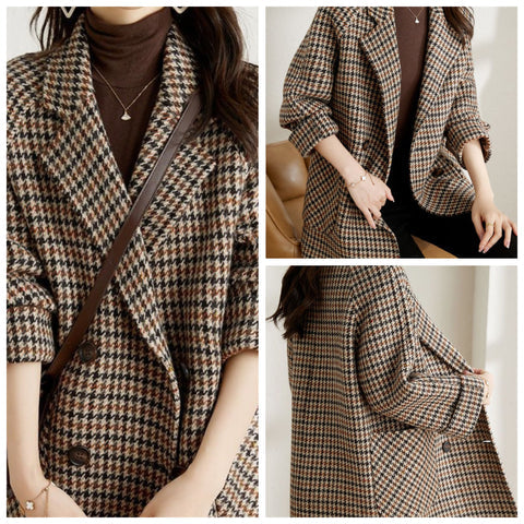 Persephone | Women’s Checkered Jacket
