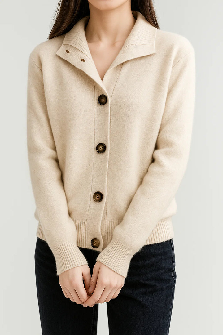 Women's Cashmere Cardigan - Soft & Elegant Sweater with Comfortable Fit