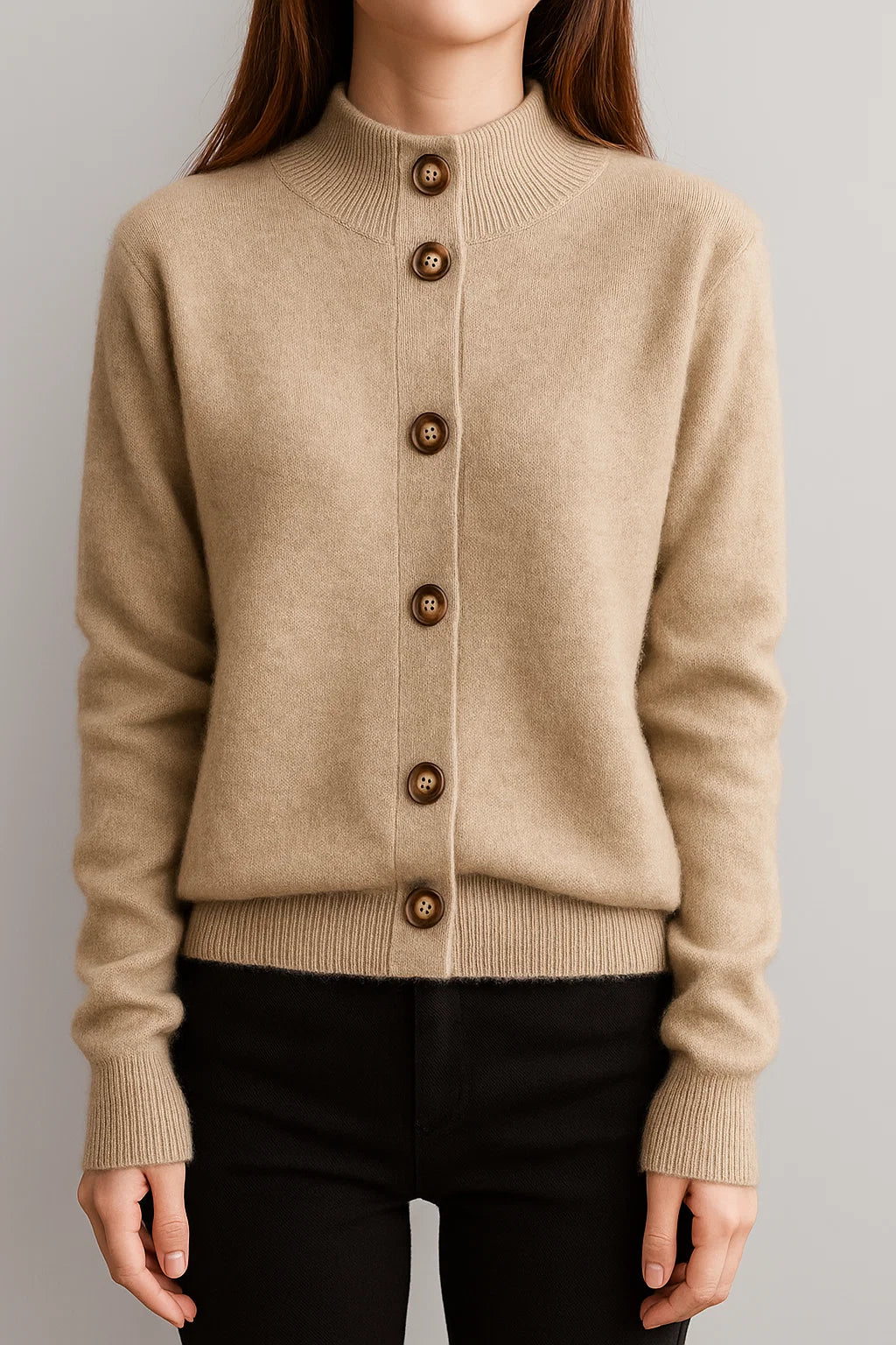 Women's Cashmere Cardigan - Soft & Elegant Sweater with Comfortable Fit
