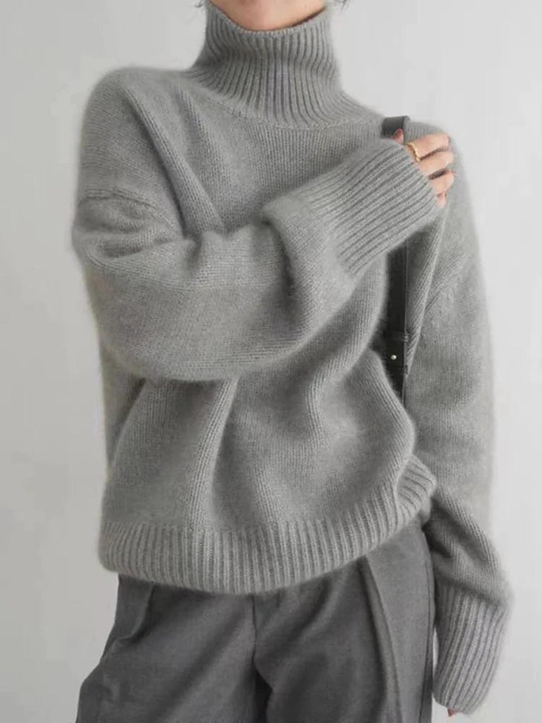 Women’s Wool-like Turtleneck Sweater
