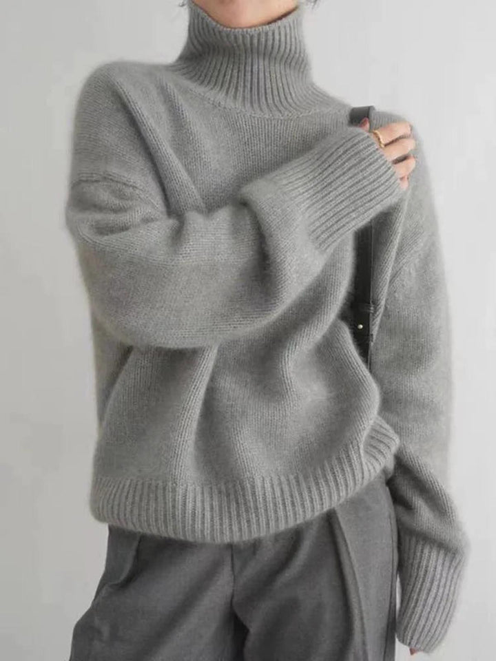 Women’s Wool-like Turtleneck Sweater