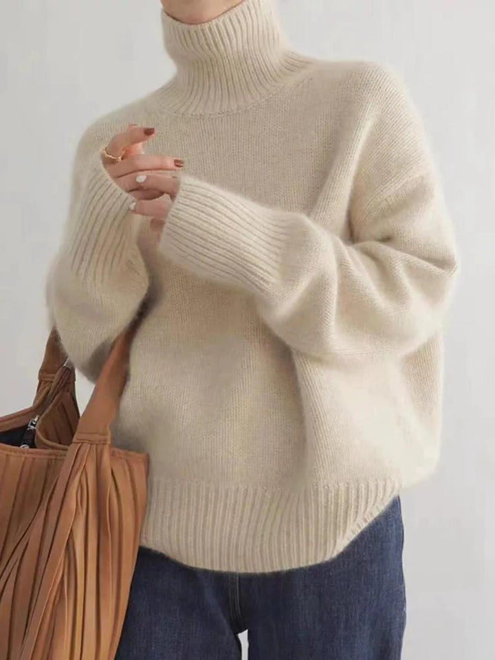Women’s Wool-like Turtleneck Sweater
