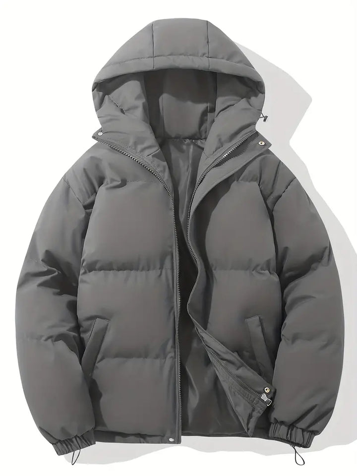 Women's Winter Puffer Jacket - Warm Hooded Outerwear