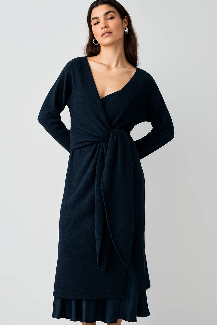 Knit Wrap Dress