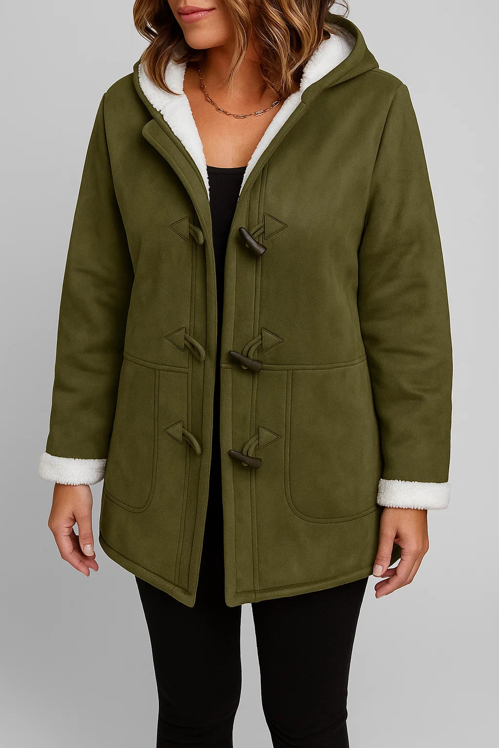 Long Winter Coat for Women | Soft Insulating Fabric