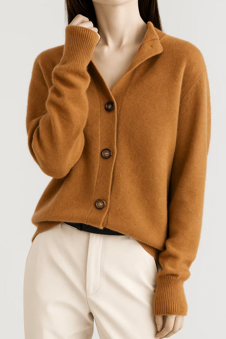 Women's Cashmere Cardigan - Soft & Elegant Sweater with Comfortable Fit