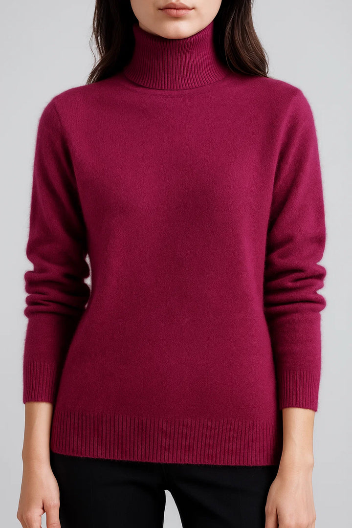 Women's High Neck Cashmere Sweater