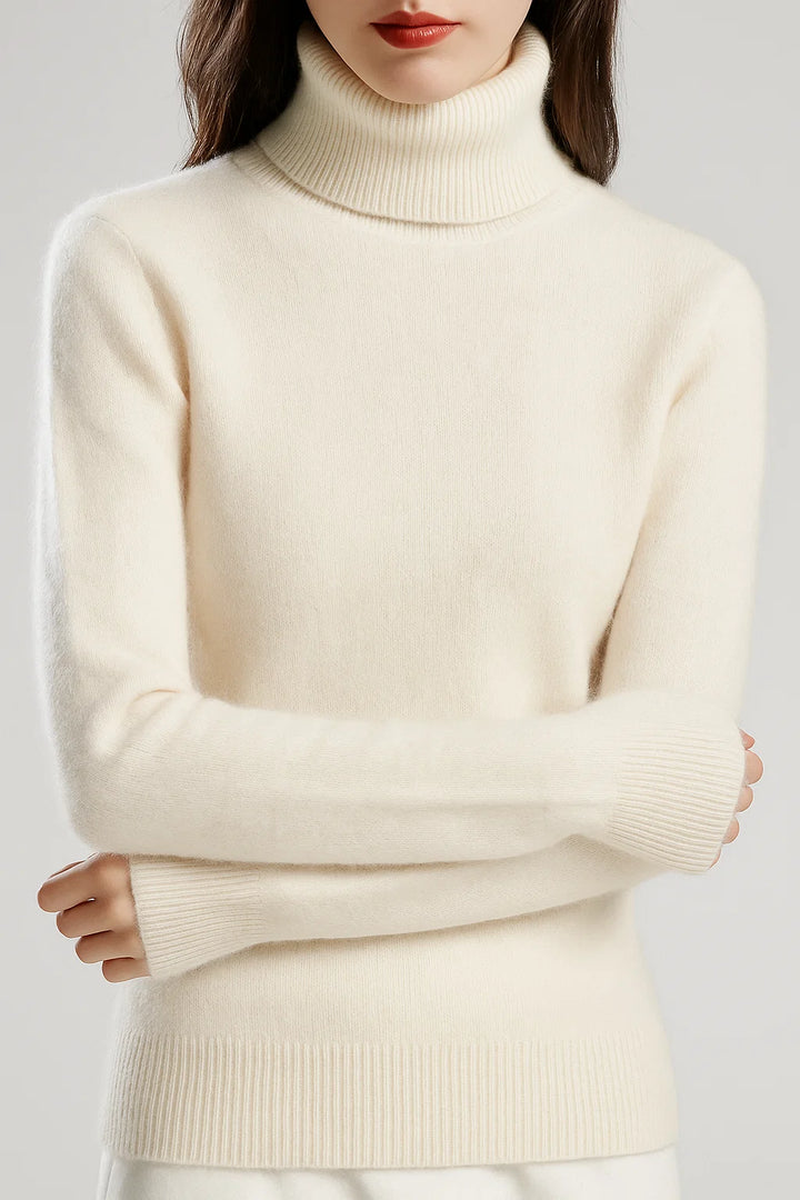 Women's High Neck Cashmere Sweater