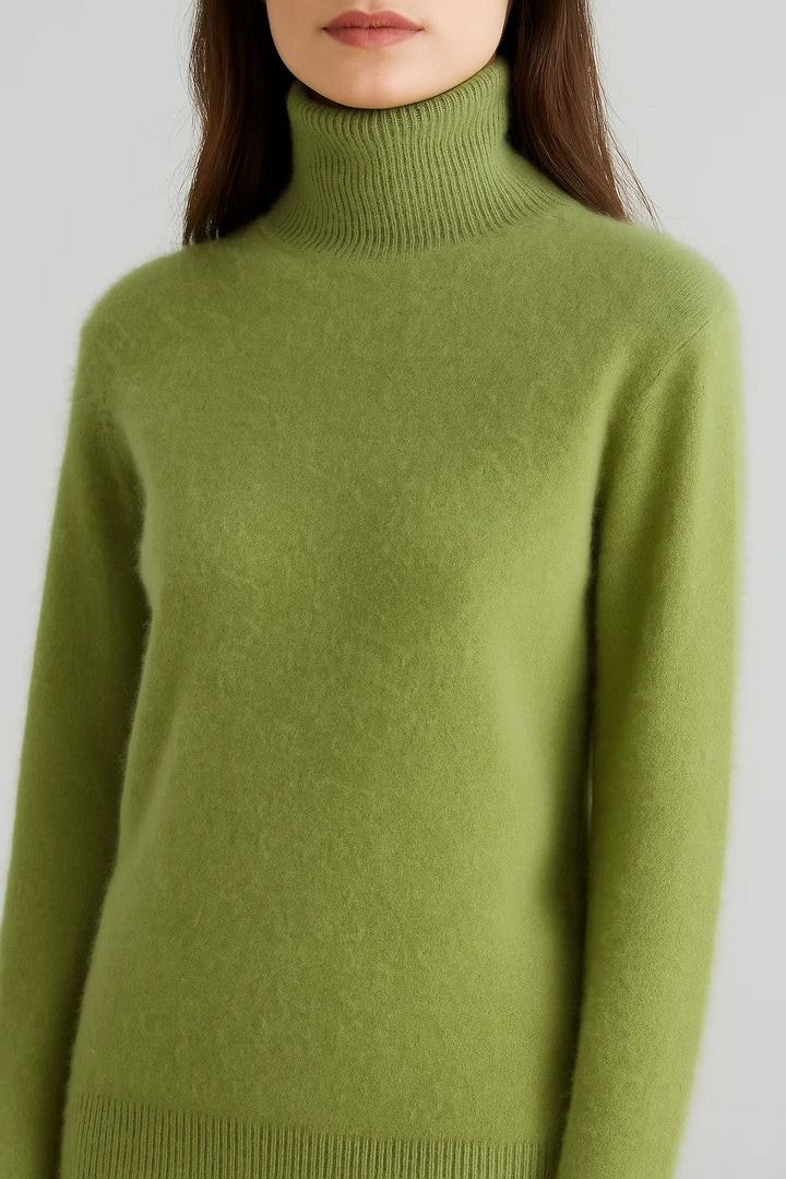 Women's High Neck Cashmere Sweater